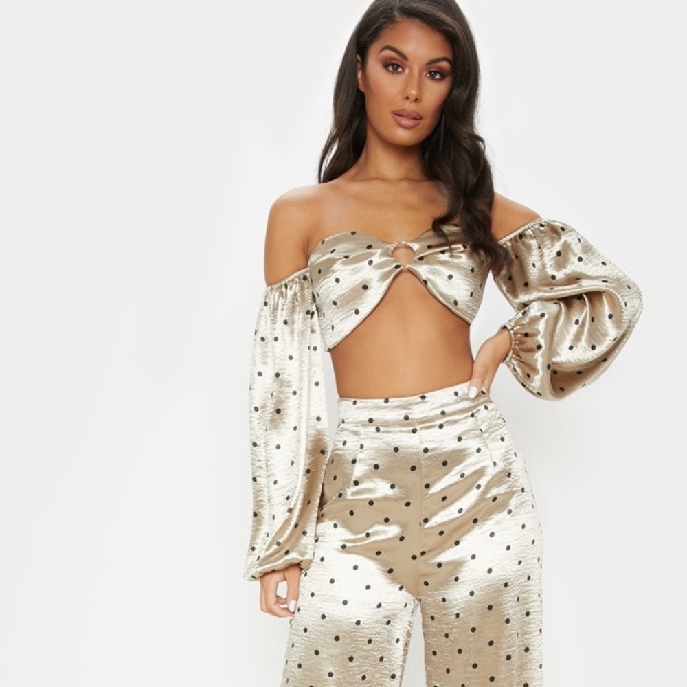 PLT GOLD BARDOT TOP